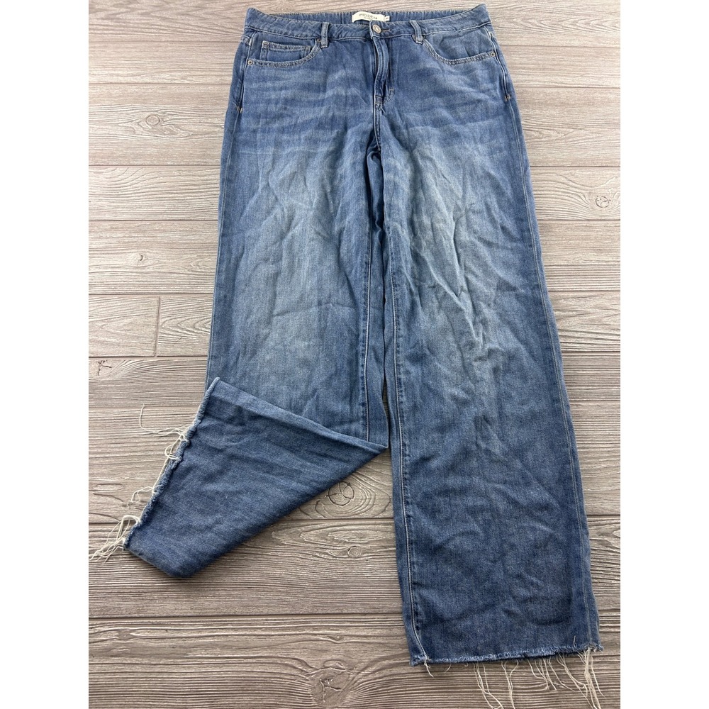 Hidden Jeans Los Angeles Wide Leg Raw Hem Denim HD9251D-M Size 30